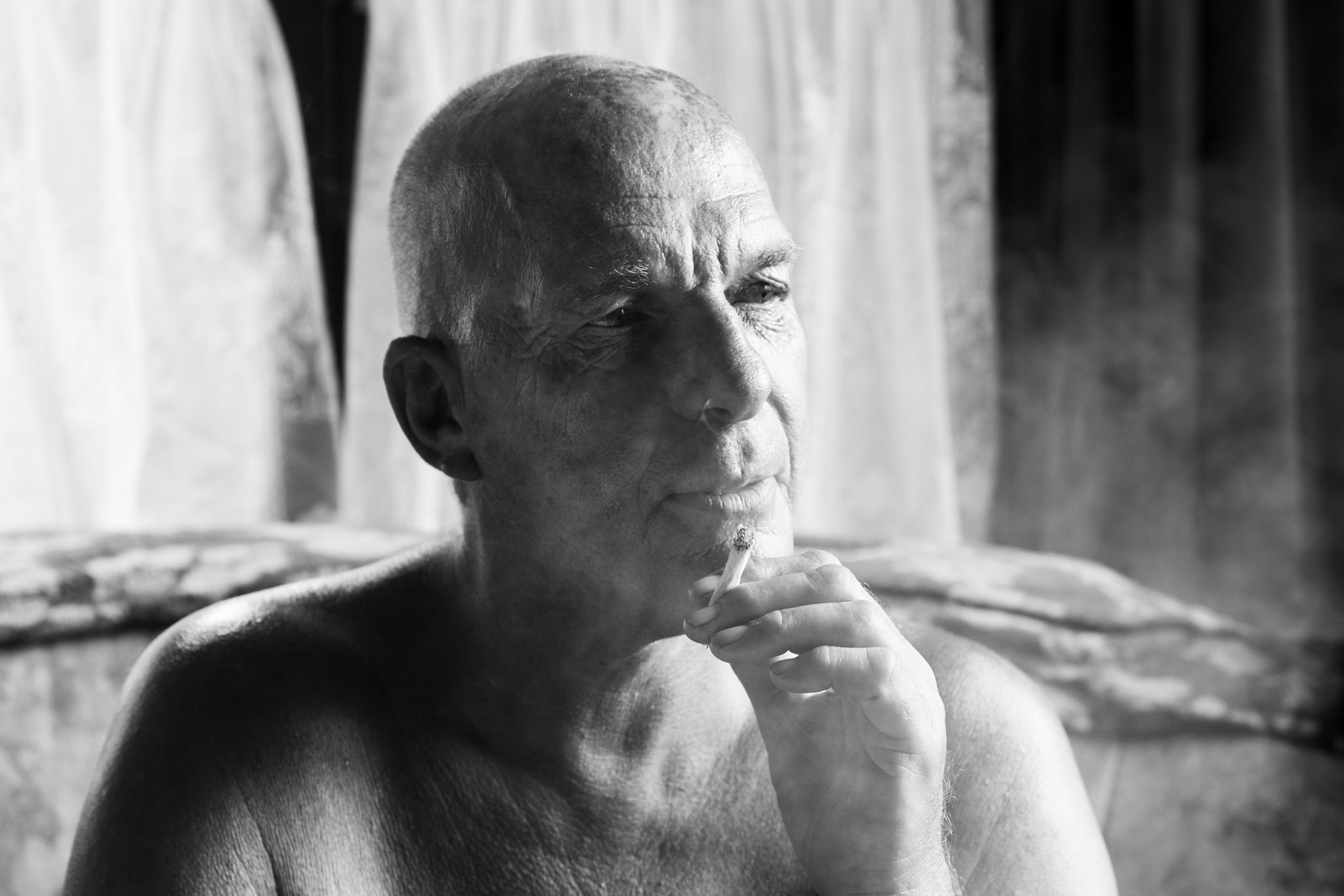 John Smoking - Documentary Photography